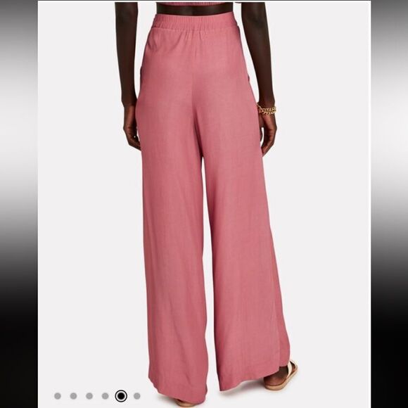 NWT SWF PINK WIDE LEG PLEAT Medium - Picture 5 of 14